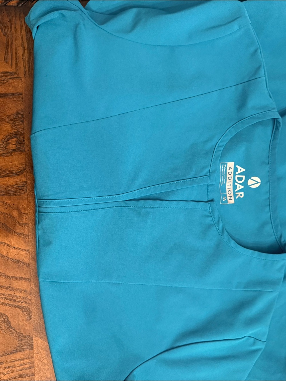 ADAR Addition Women’s Scrub Set in Teal Blue.